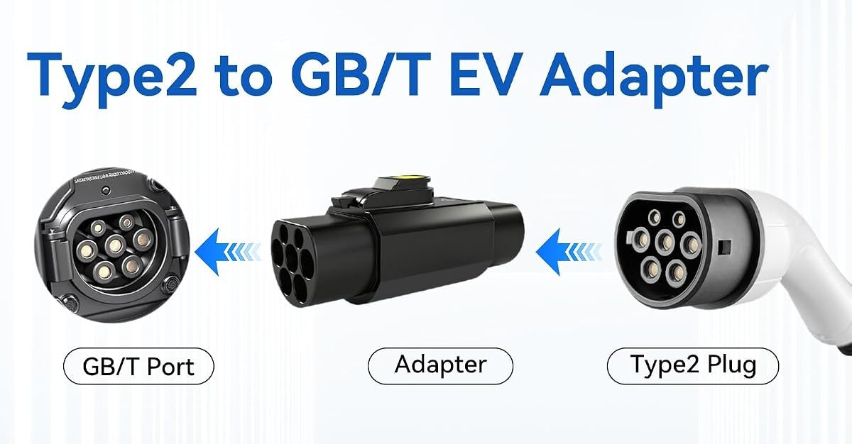 EV Charger Adapter - محول شاحن للسيارات الكهربائية  ( صيني ) ( Type 2 to GBT )