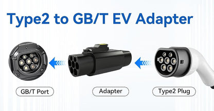 EV Charger Adapter - محول شاحن للسيارات الكهربائية  ( صيني ) ( Type 2 to GBT )