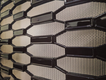 Rox 01 Front Grille ( Black / Chrome ) - شبك أمامي للحشرات روكس 01 ( أسود / كروم )